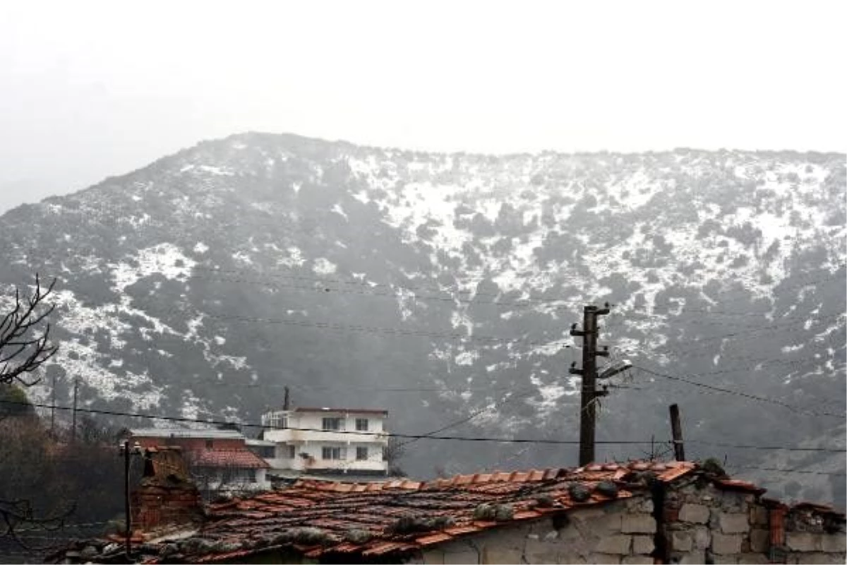 İzmir\'in dağları karla kaplandı