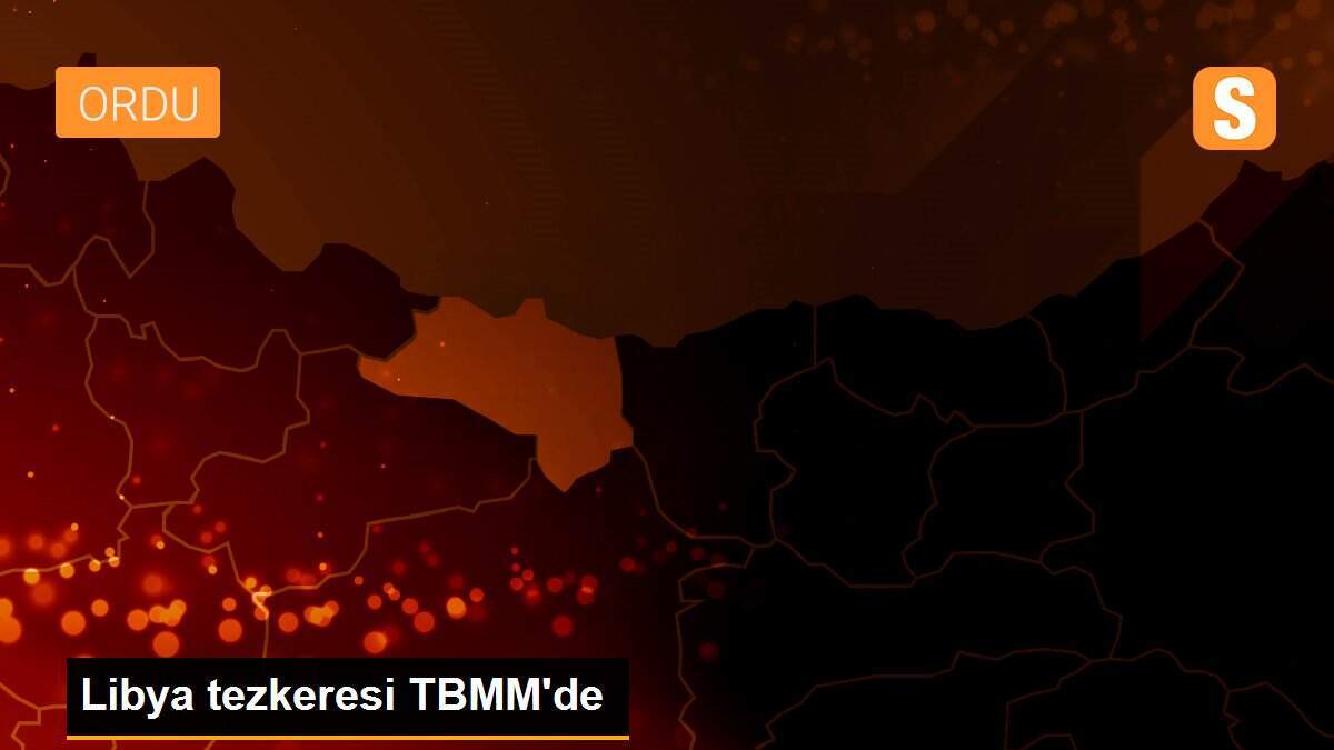 Libya tezkeresi TBMM\'de