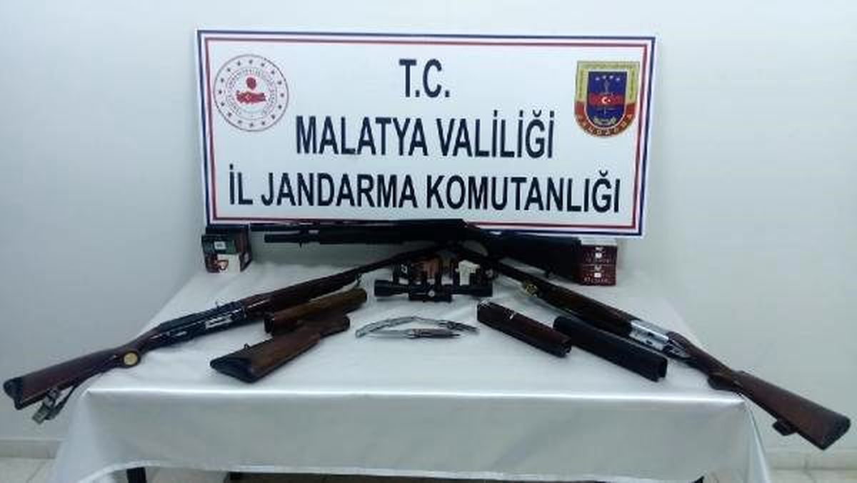 Malatya\'da silah kaçakçılığı operasyonu: 2 gözaltı