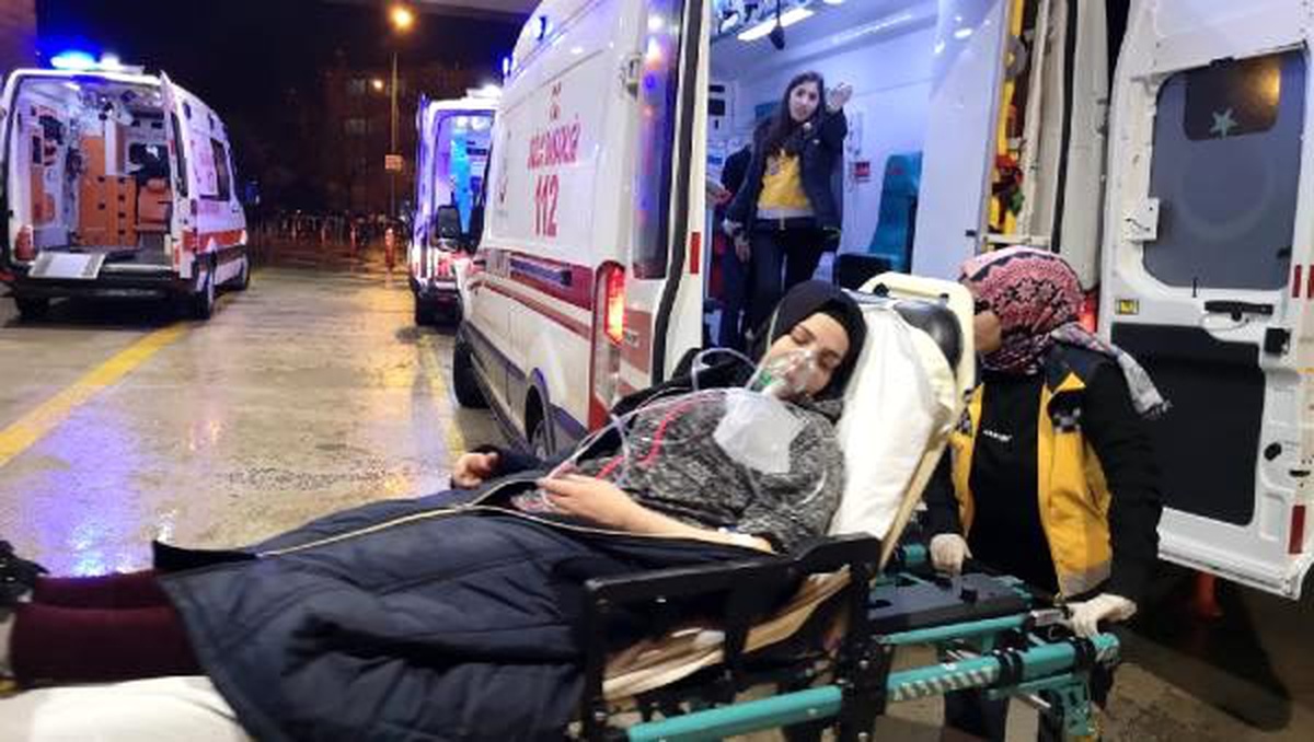Soba gazından etkilenen 4 kişilik aile hastaneye kaldırıldı