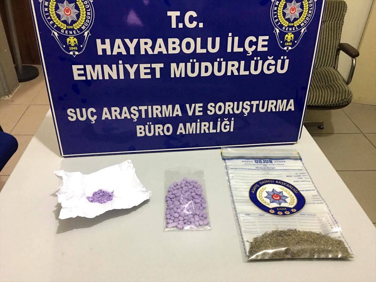 Tekirdağ\'da uyuşturucu operasyonunda gözaltına alınan şüpheli tutuklandı