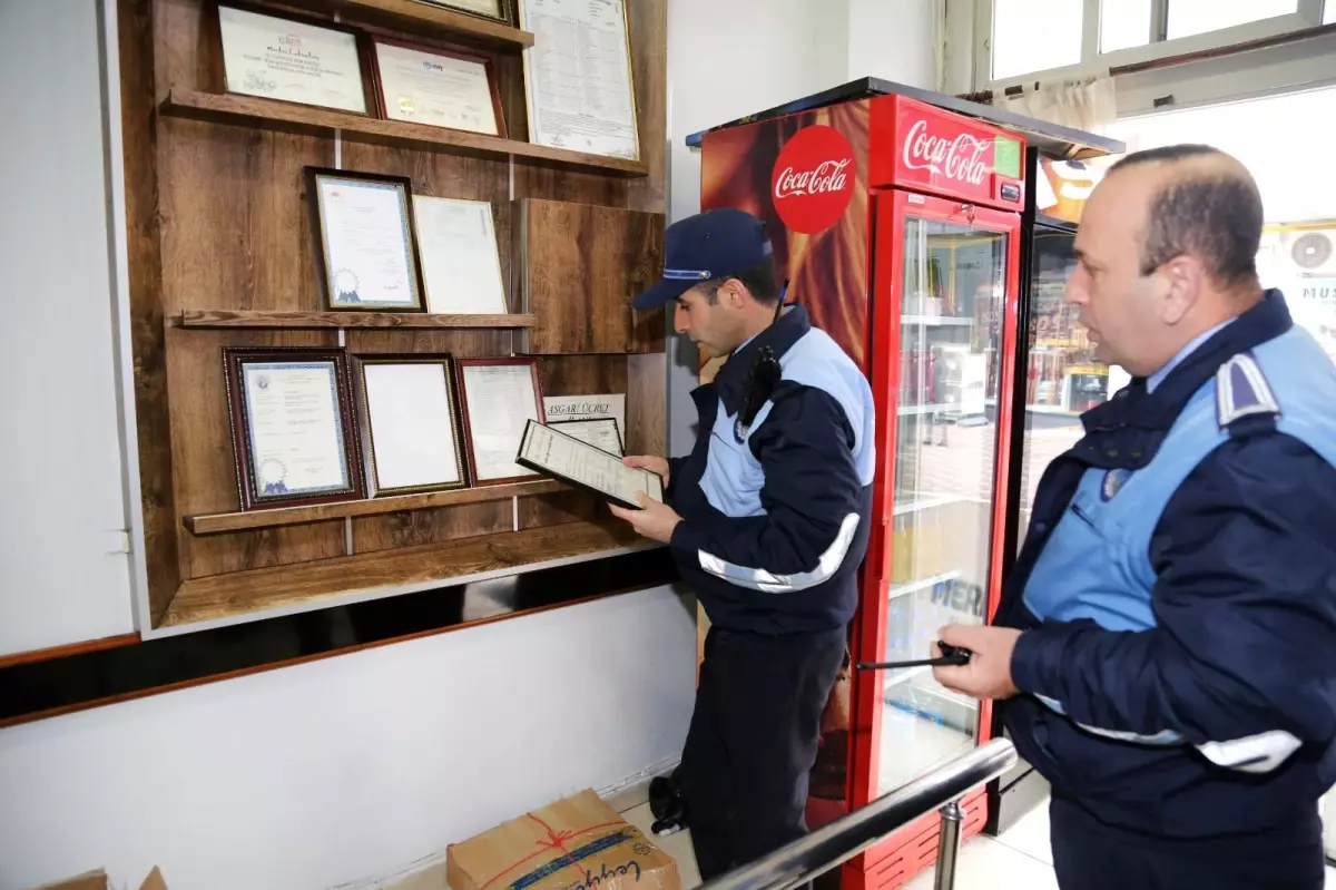 Zabıtadan yeni yıl denetimi