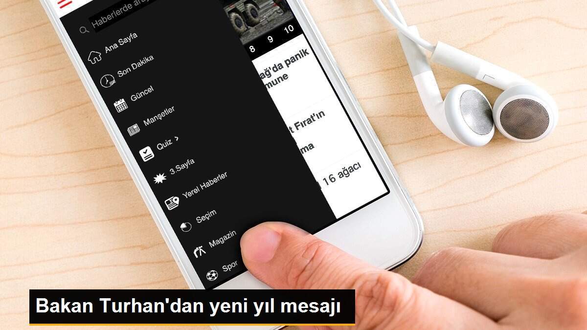 Bakan Turhan\'dan yeni yıl mesajı