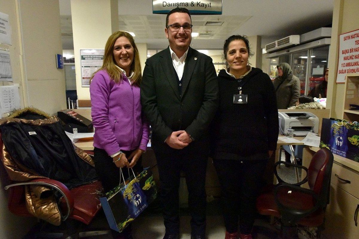 Başkan Kanar yeni yılda çalışanları unutmadı