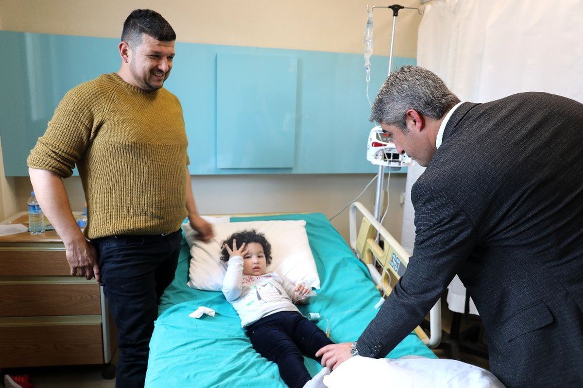 Başkan Oktay\'dan hastanelere yeni yıl ziyareti