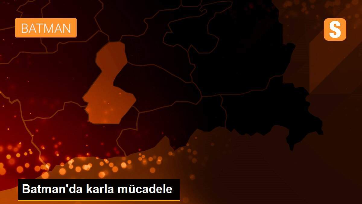 Batman\'da karla mücadele