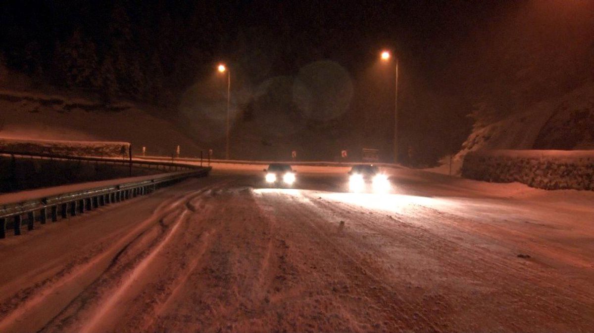 Erciyes\'te kar yağışı etkili oldu