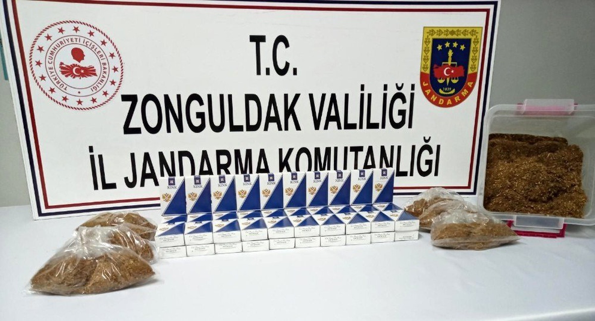 Jandarmadan kaçak sigara ve tütün operasyonu