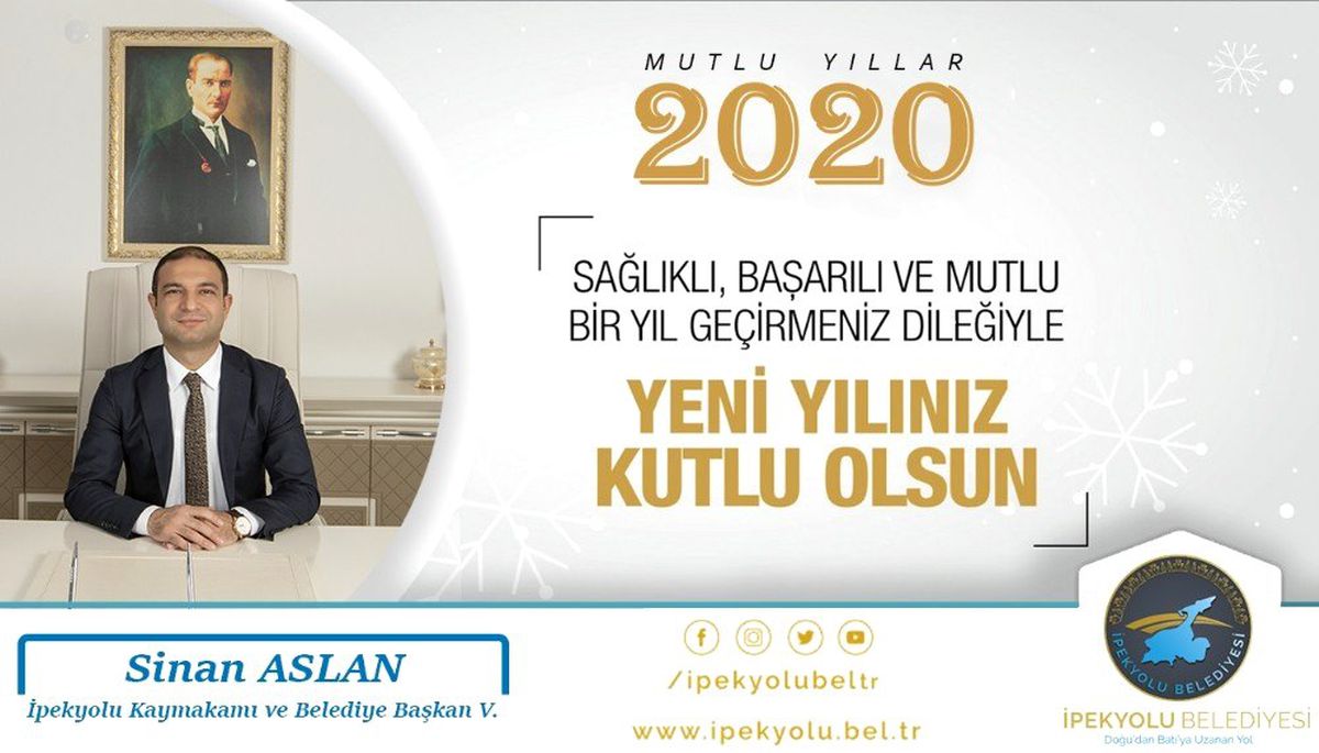 Kaymakam Aslan\'dan yeni yıl mesajı
