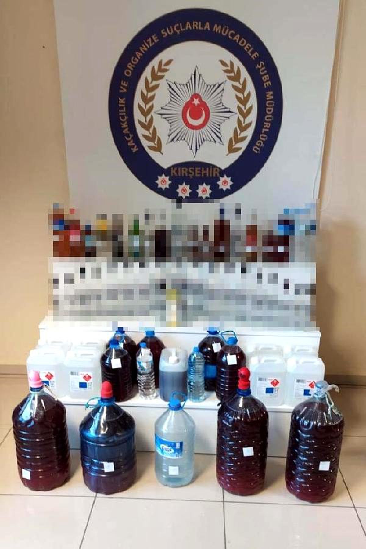 Kırşehir\'de yılbaşı öncesi sahte içki operasyonu: 4 gözaltı
