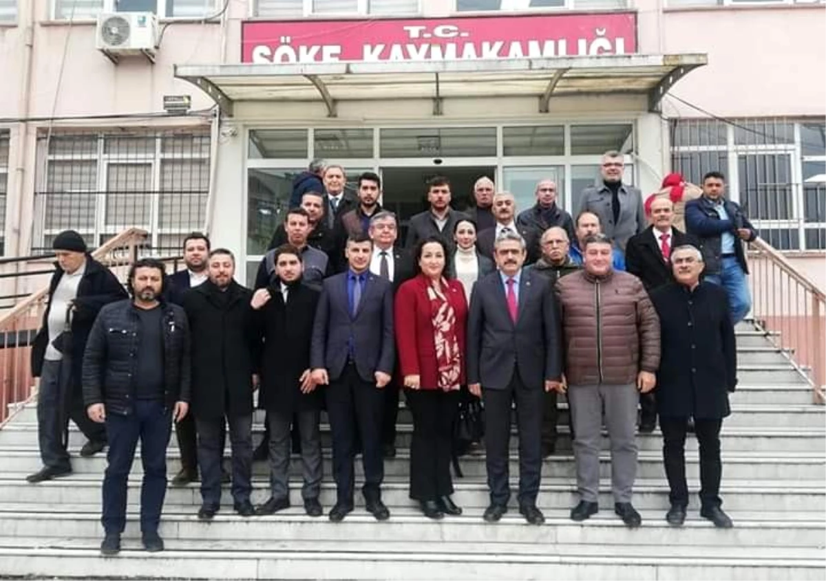 MHP İl Başkanı Haluk Alıcık Söke\'de ziyaretlerde bulundu