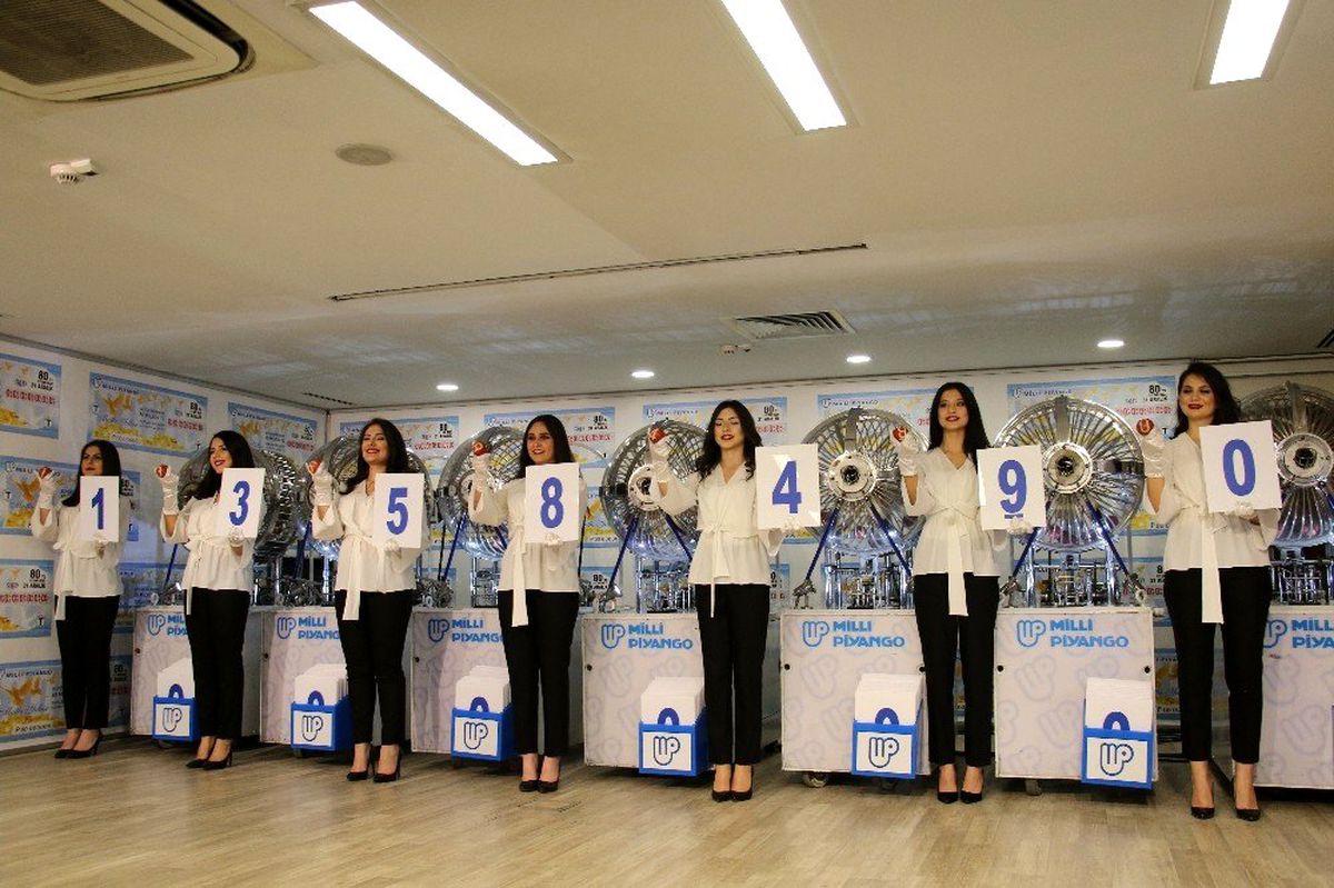 Milli Piyango\'nun yılbaşı özel çekilişinde 80 milyon liralık büyük ikramiye "1358490" numaralı...