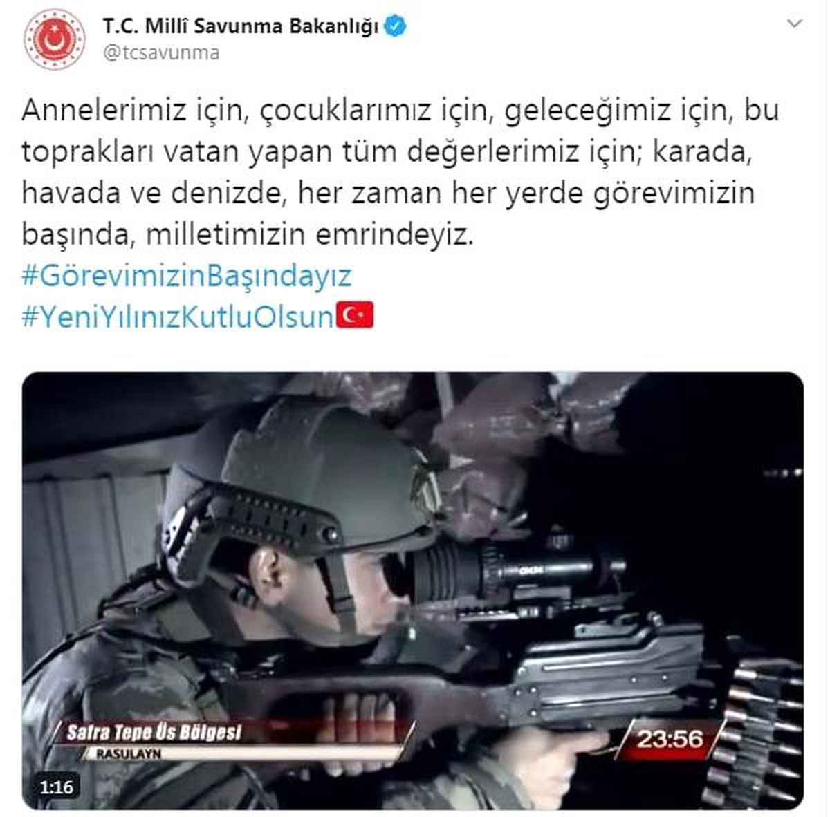 MSB: Görevimizin başında, milletin emrindeyiz