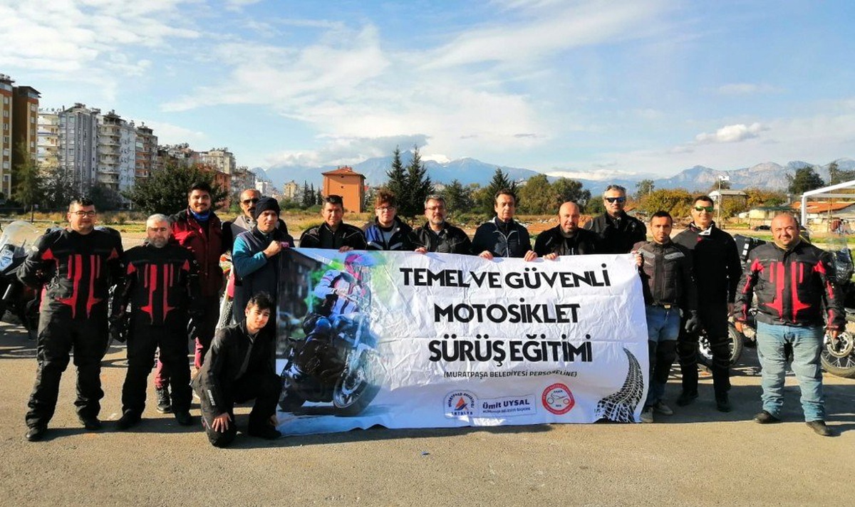 Muratpaşa personeline motosiklet eğitimi