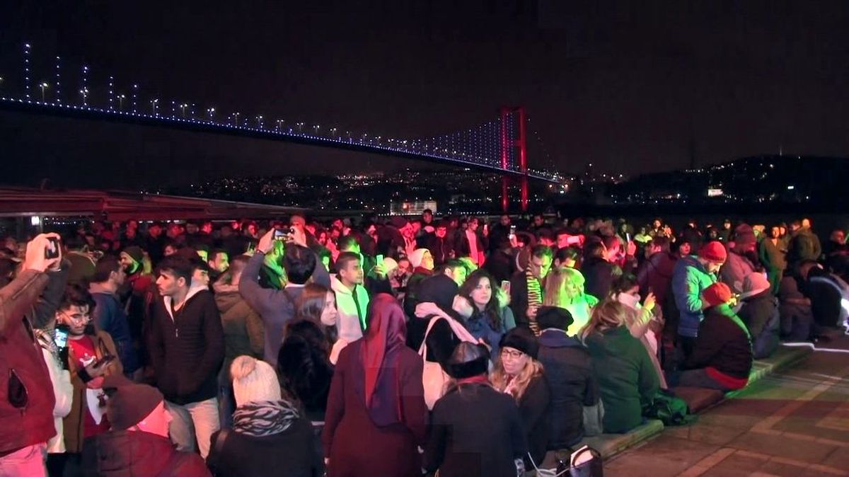 Ortaköy\'de yılbaşı coşkusu başladı