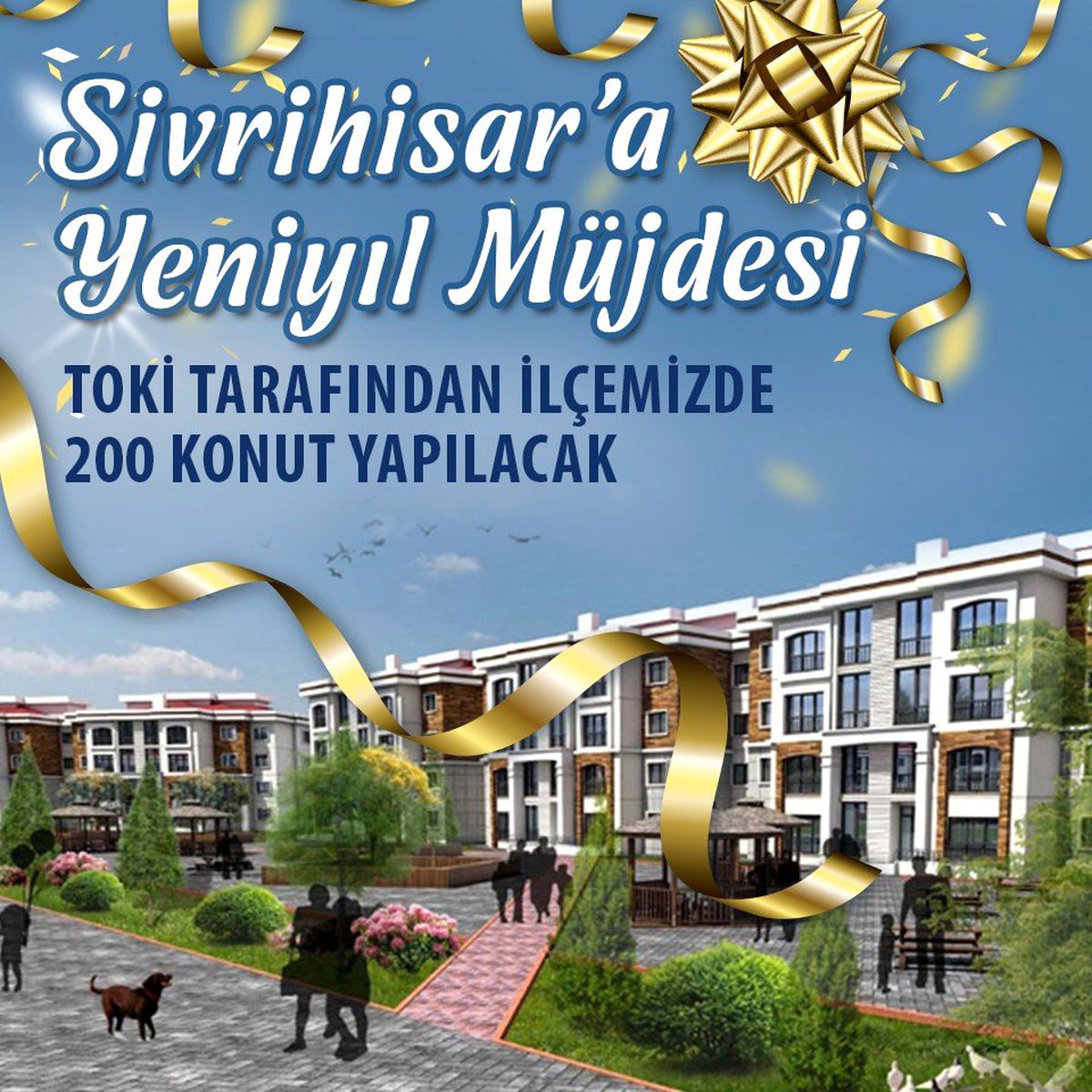 Sivrihisar\'a TOKİ\'den yeni yıl müjdesi