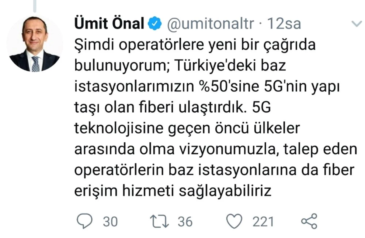 Türk Telekom CEO\'su ortak altyapı çağrısı yaptı