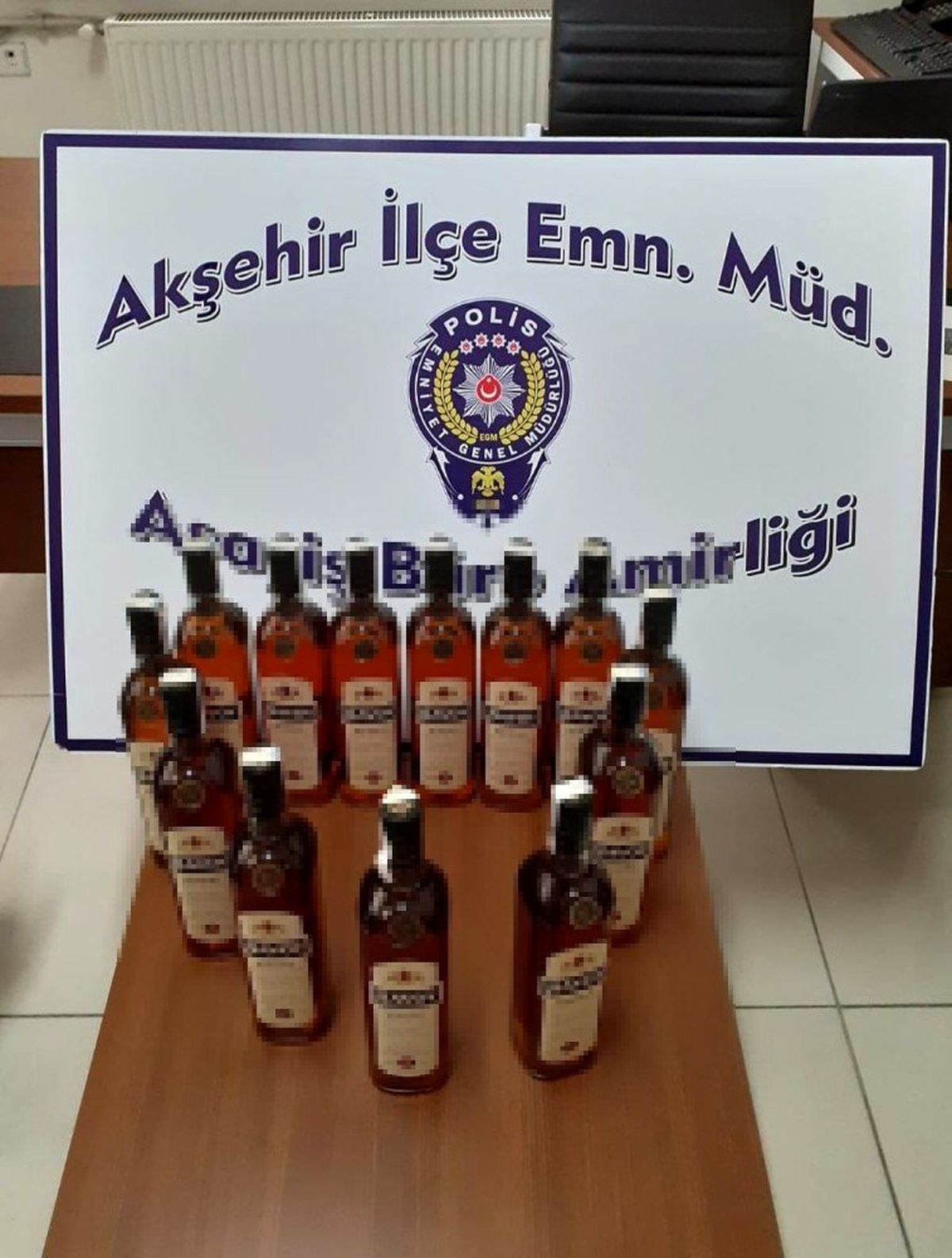 Akşehir\'de sahte içki denetimi