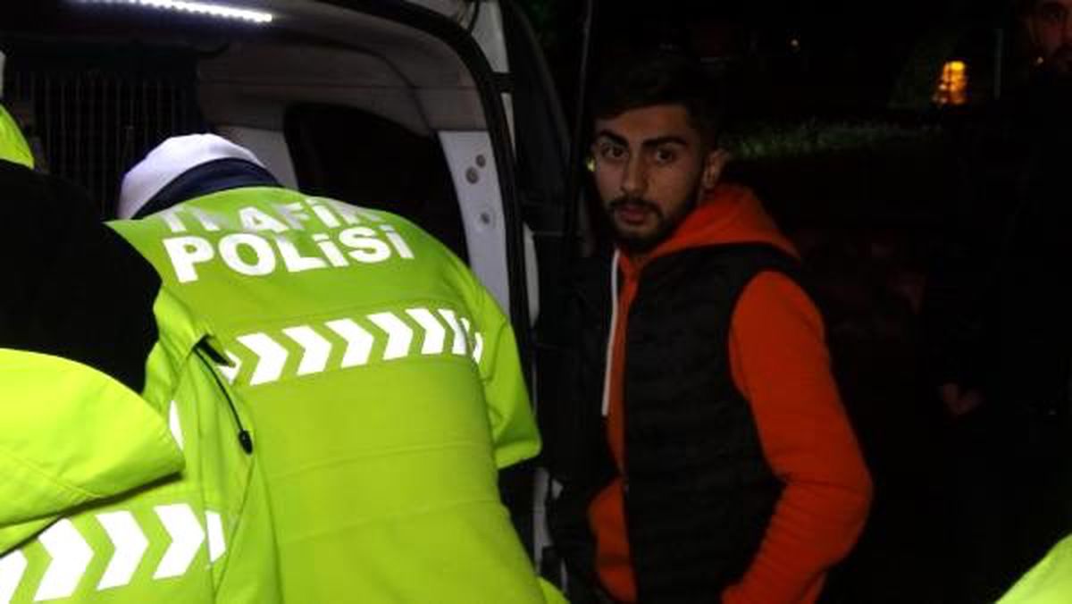 Alkollü aday sürücünün ehliyeti iptal edildi