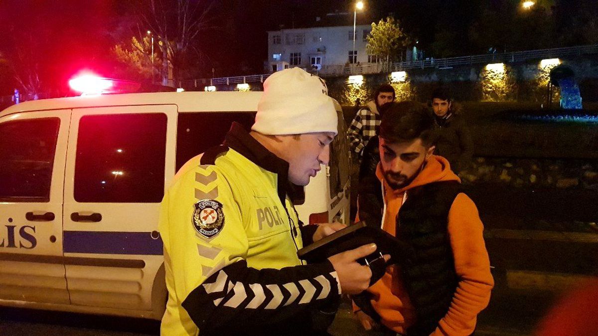 Alkollü yakalandı, "Ayran içtim" dedi