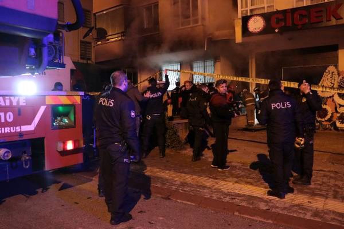 Ankara\'da yangın faciası: 4 ölü (1)