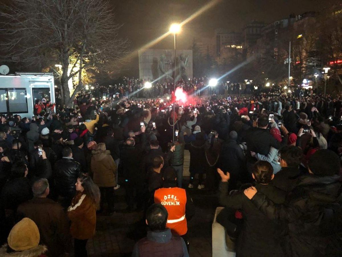 Ankara\'da yeni yıl kutlamaları