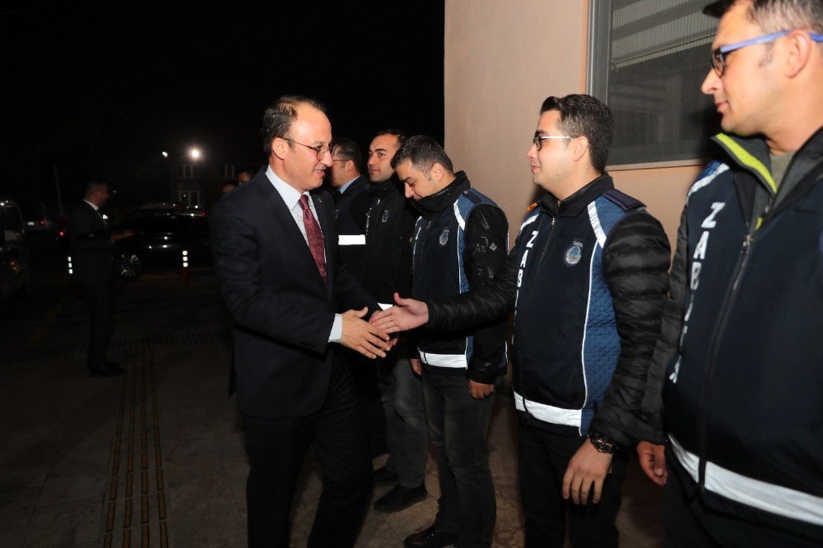 Başkan Örki\'den zabıta ve güvenlik güçlerine yılbaşı sürprizi
