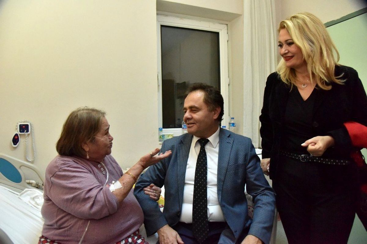 Başkan Şahin\'den hastalara ziyaret