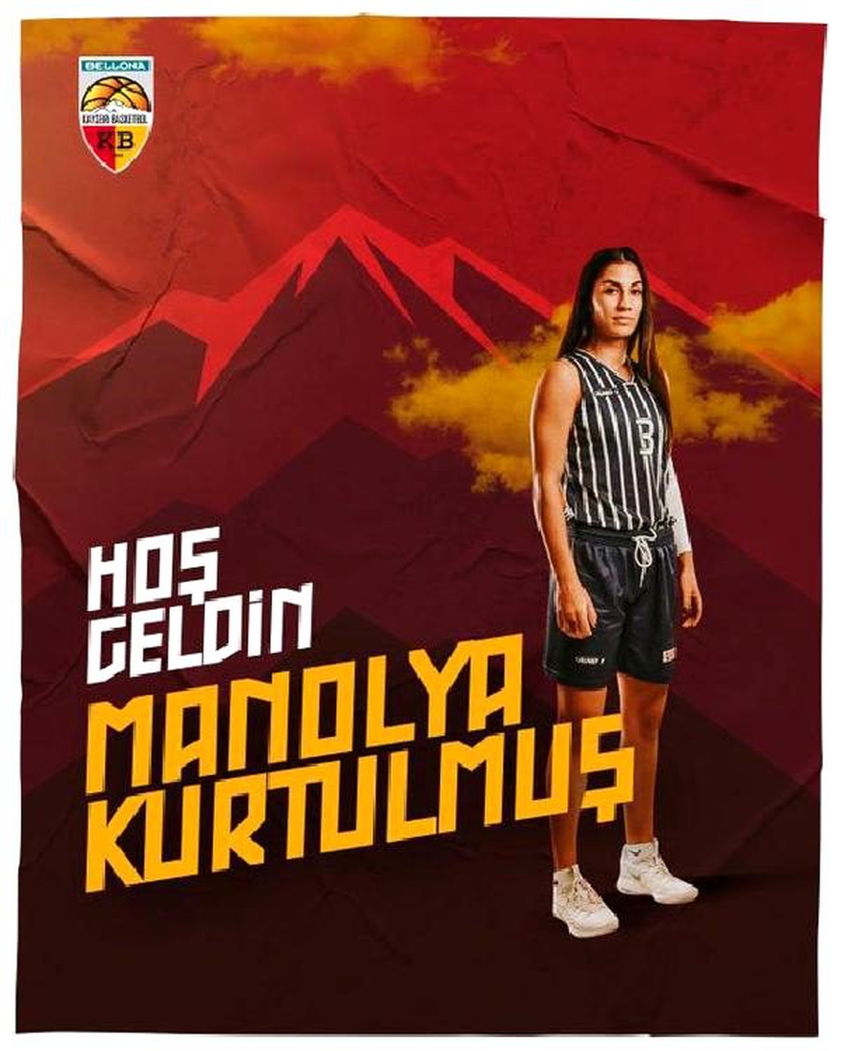 Bellona Kayseri Basketbol\'da Perisa gitti, Manolya geldi