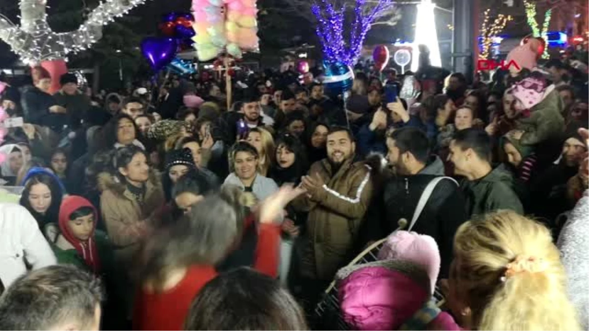 Edirne\'de yeni yıl coşkuyla kutlandı