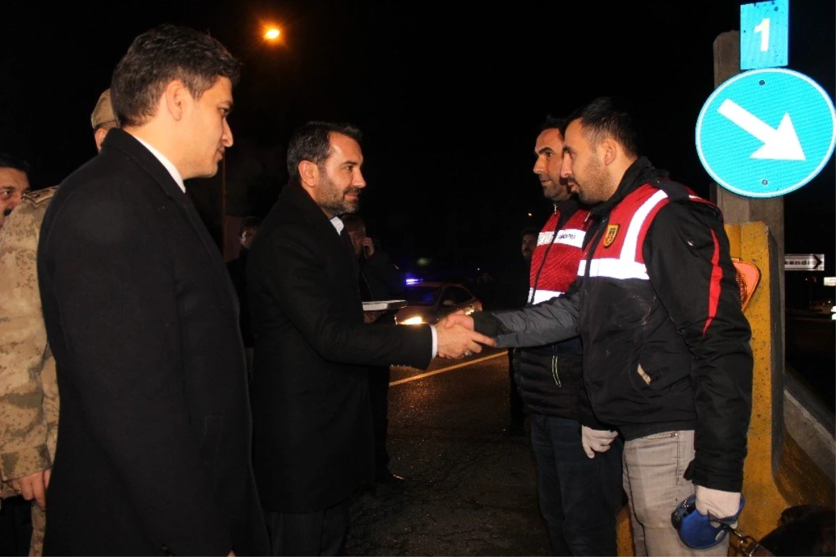 Elazığ protokolü yeni yıla güvenlik güçleriyle girdi