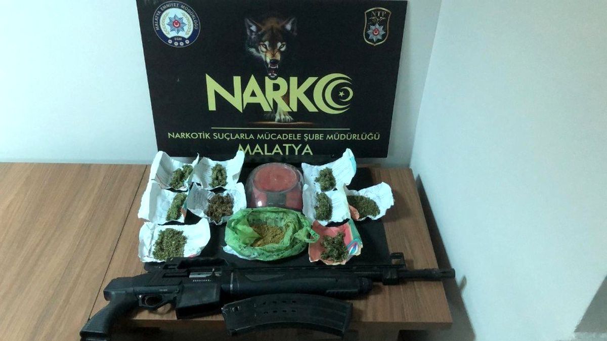 Malatya\'da uyuşturucu operasyonu: 2 gözaltı