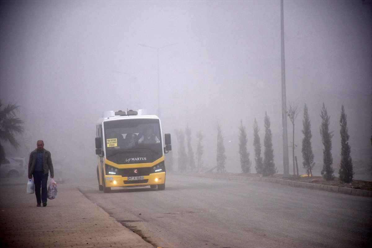 Nusaybin\'de sis etkili oldu