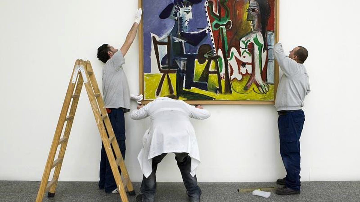 Picasso\'nun 157 milyon TL değer biçilen tablosu bir genç tarafından kasten yırtıldı