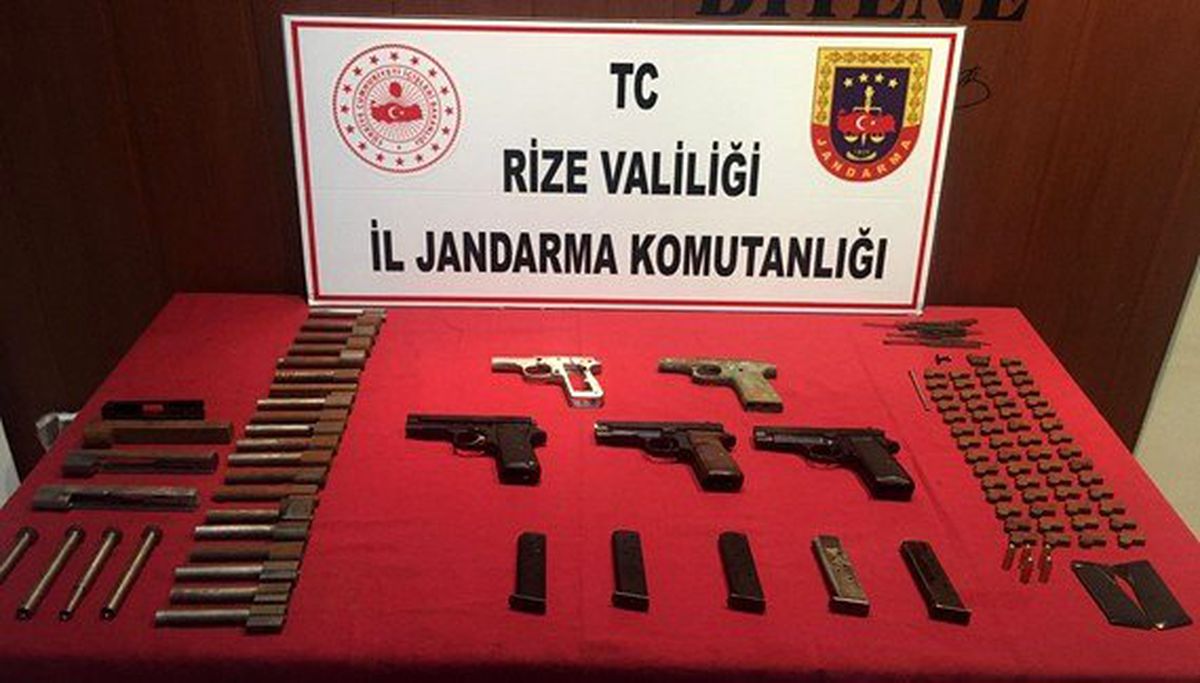 Rize\'de jandarma operasyonları