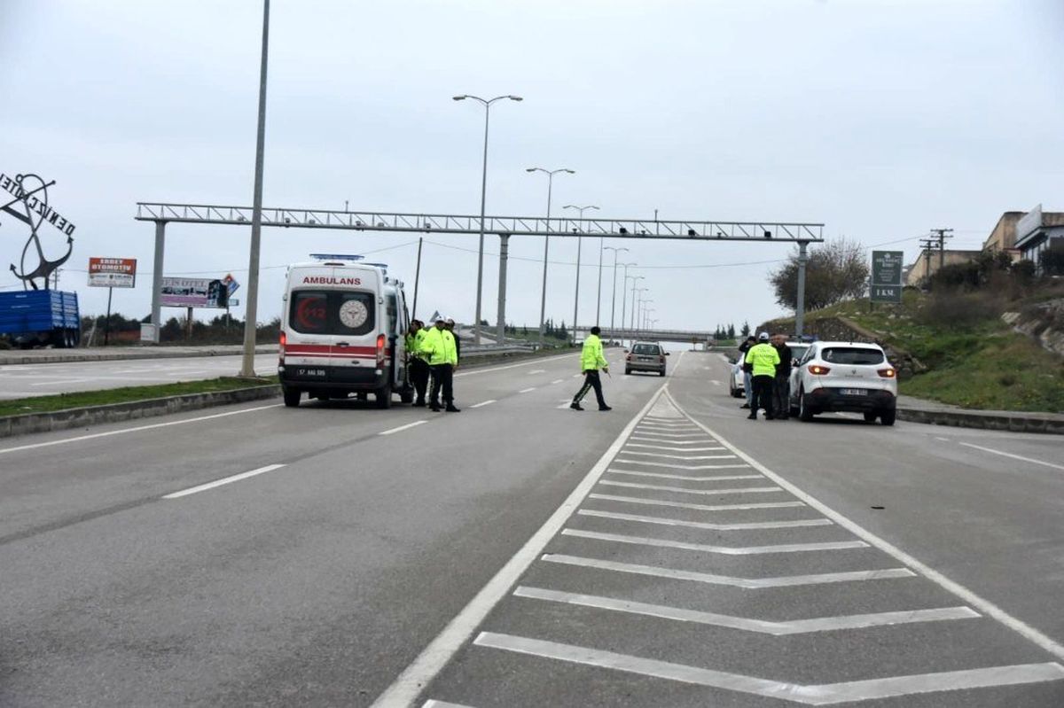 Sinop\'ta trafik kazası: 1 yaralı