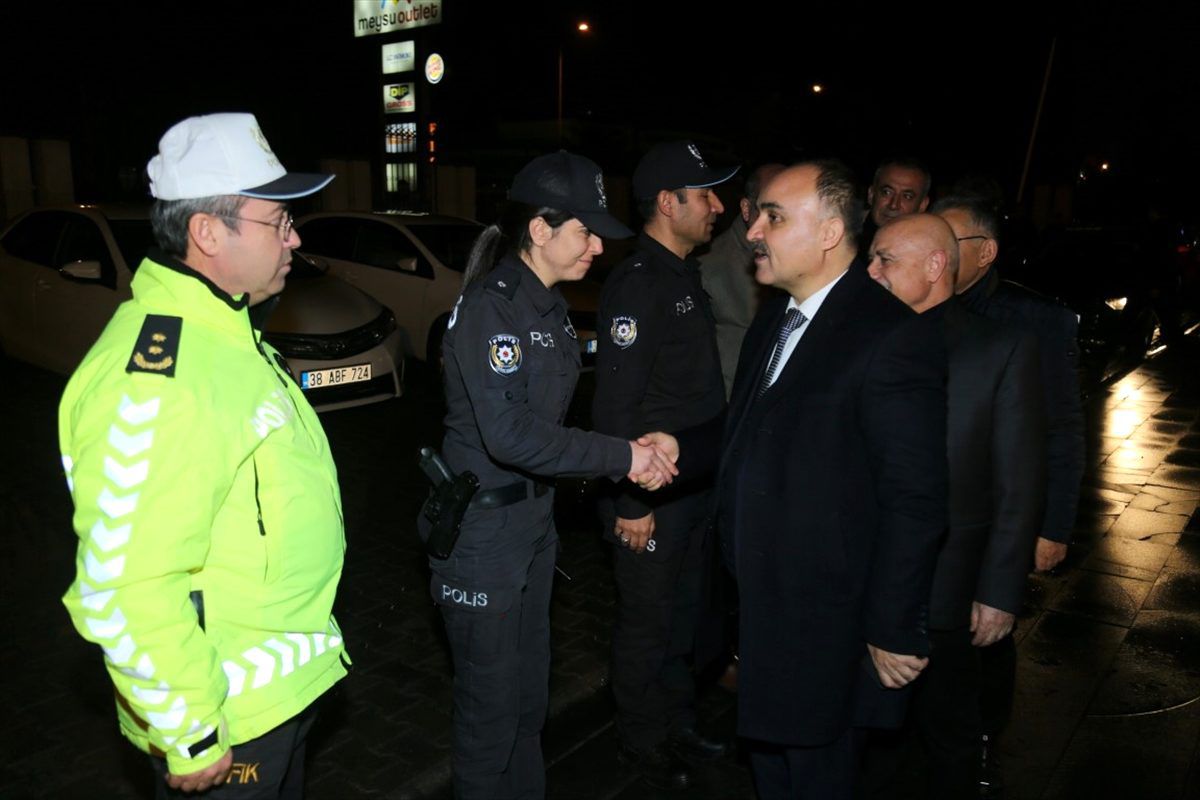 Vali Günaydın, yeni yıl tedbirlerini yerinde denetledi
