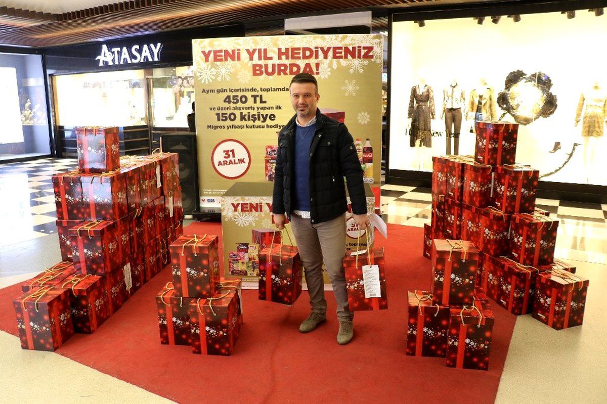 Yeni Yıl Coşkusu 67 Burda AVM\'de yaşandı