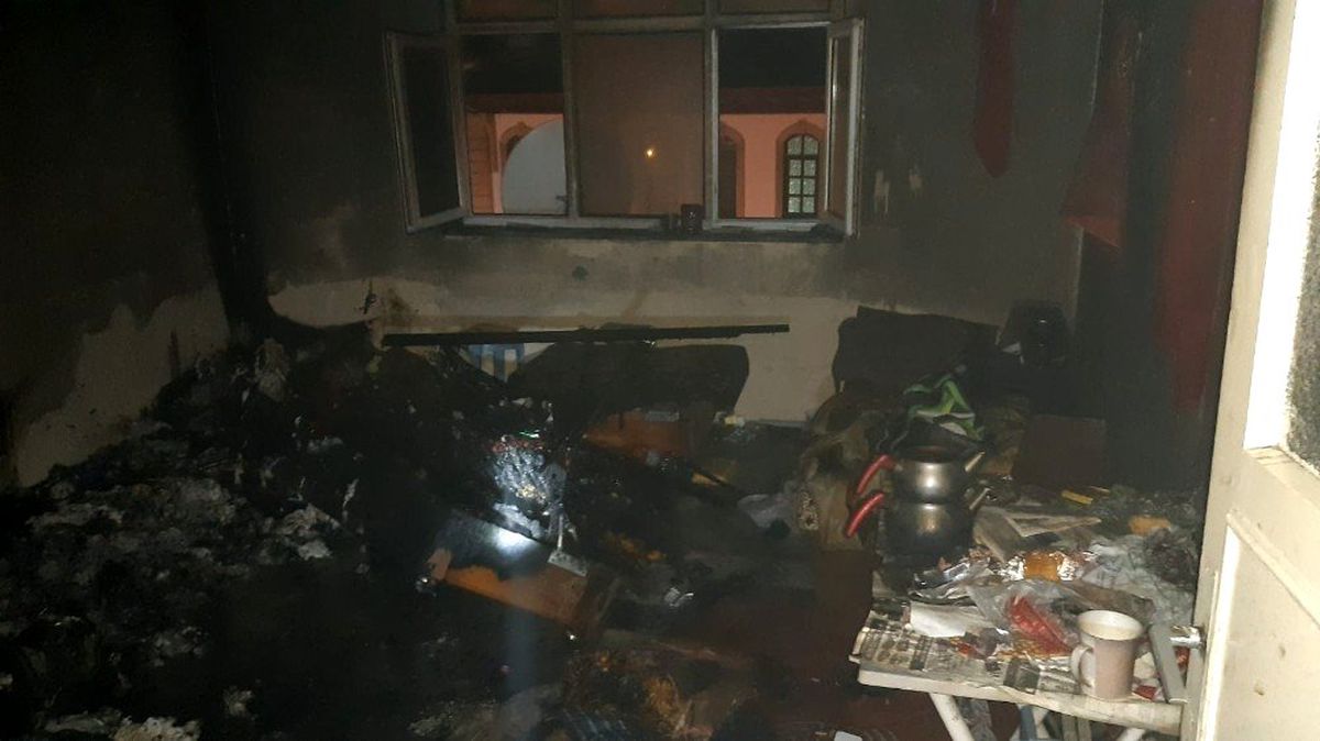 Yeni yılda itfaiyecilerin yangın mesaisi