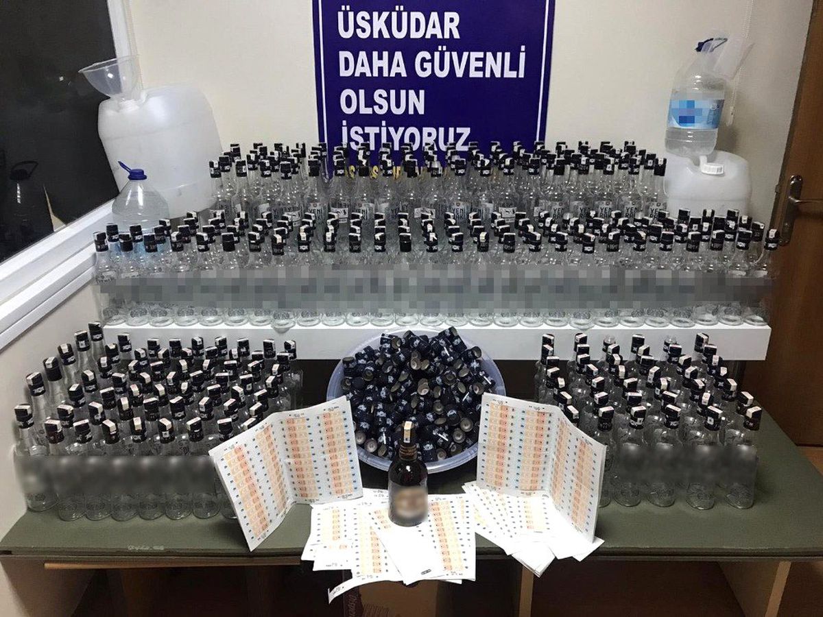 Yılbaşı öncesi İstanbul\'da sahte içki operasyonu