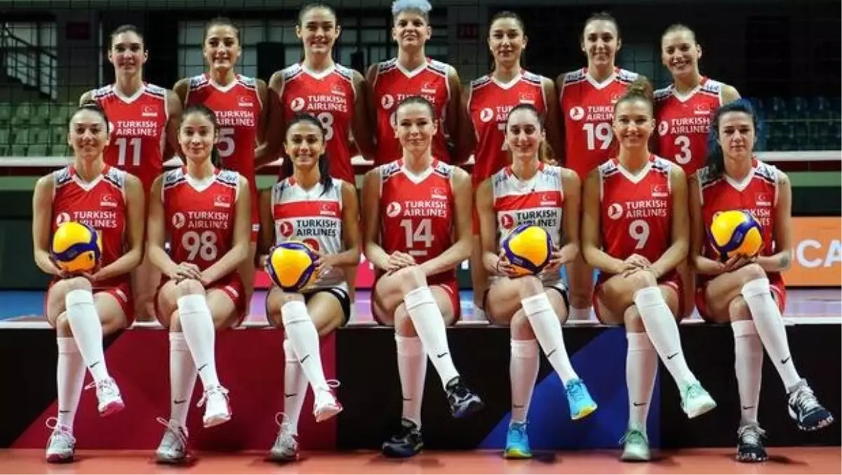 A Milli Kadın Voleybol Takımı, Belçika\'ya gitti!