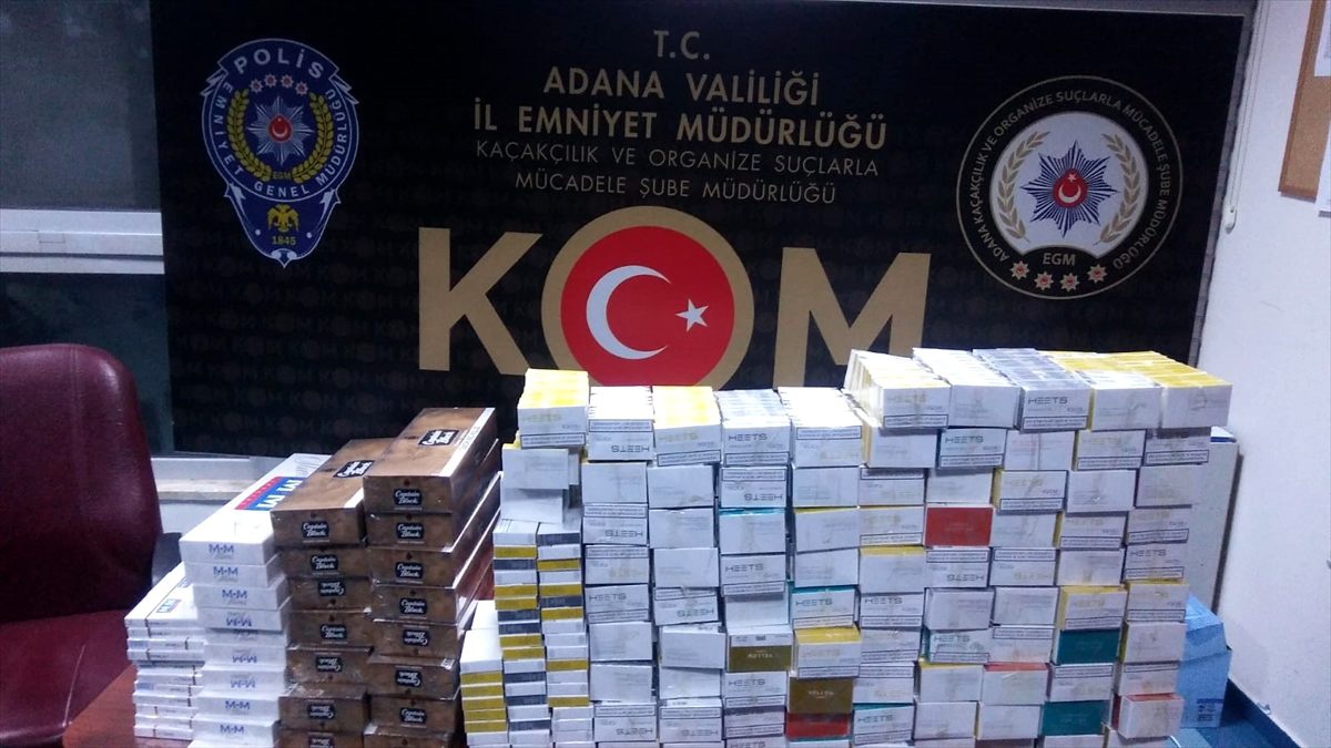 Adana\'da kaçakçılık operasyonunda 3 kişi gözaltına alındı