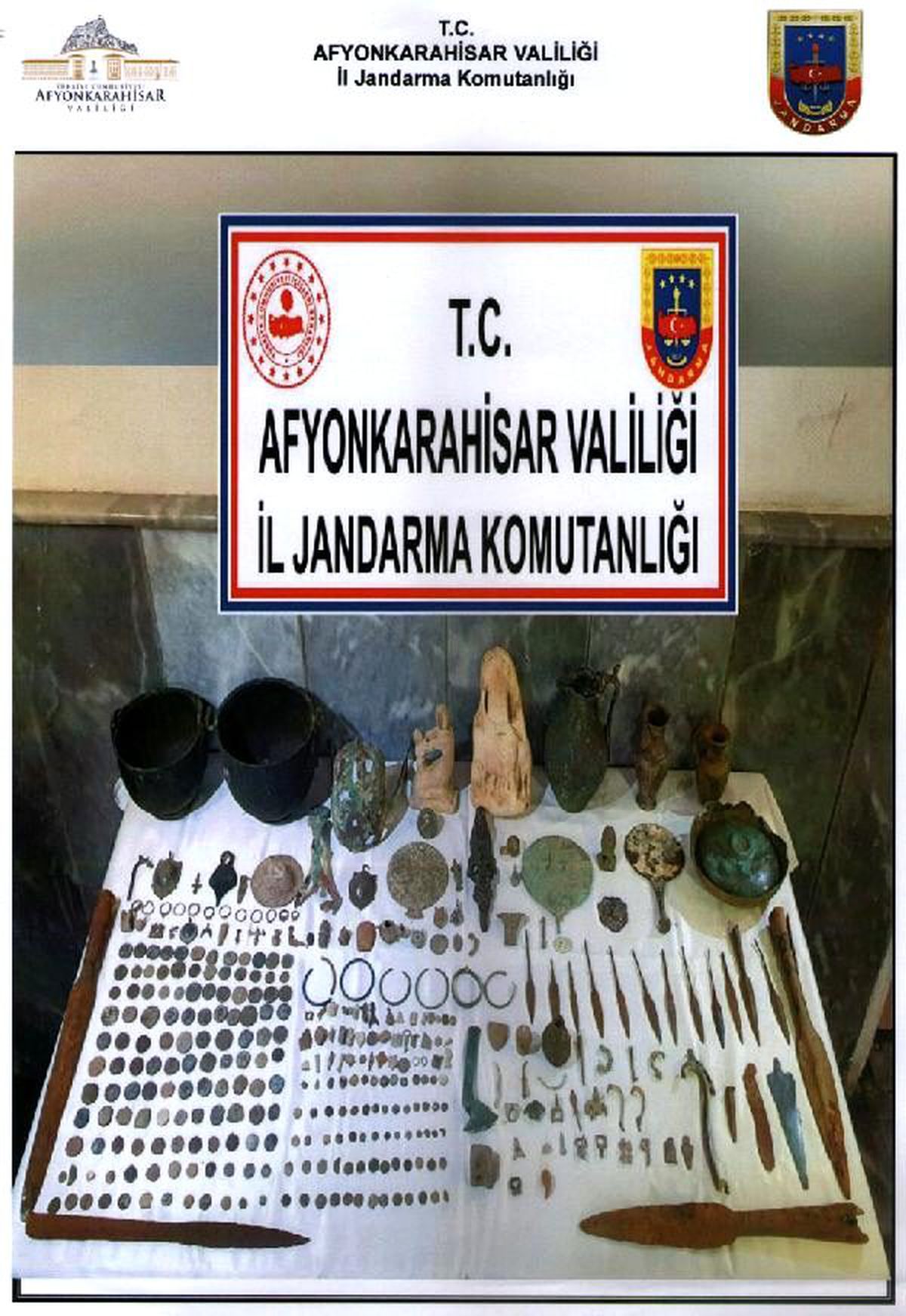 Afyonkarahisar\'da tarihi eser operasyonu