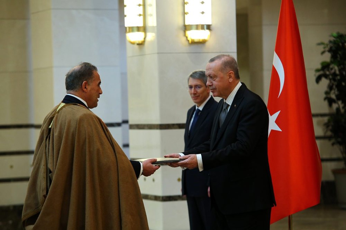 Cumhurbaşkanı Erdoğan, Cezayir Büyükelçisini kabul etti