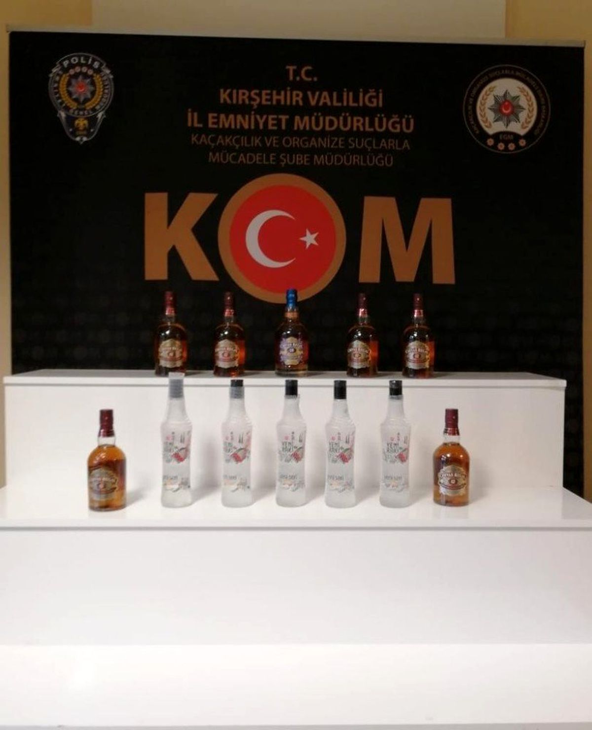 Kırşehir\'de, sahte içki operasyonu: 1 gözaltı