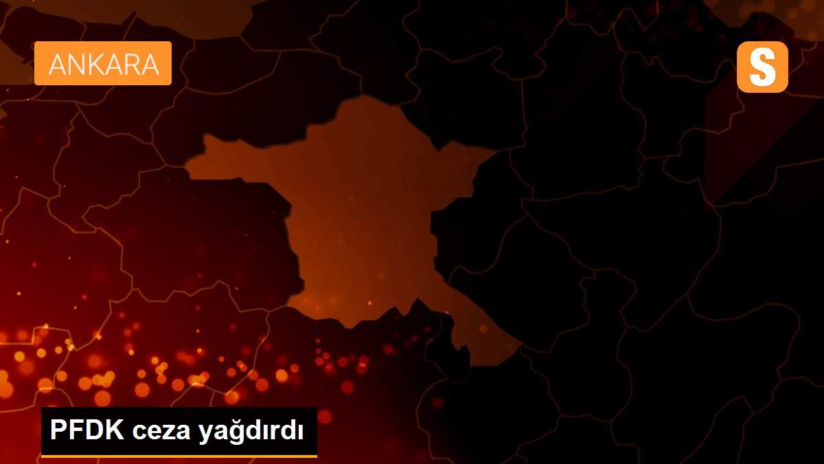 PFDK ceza yağdırdı
