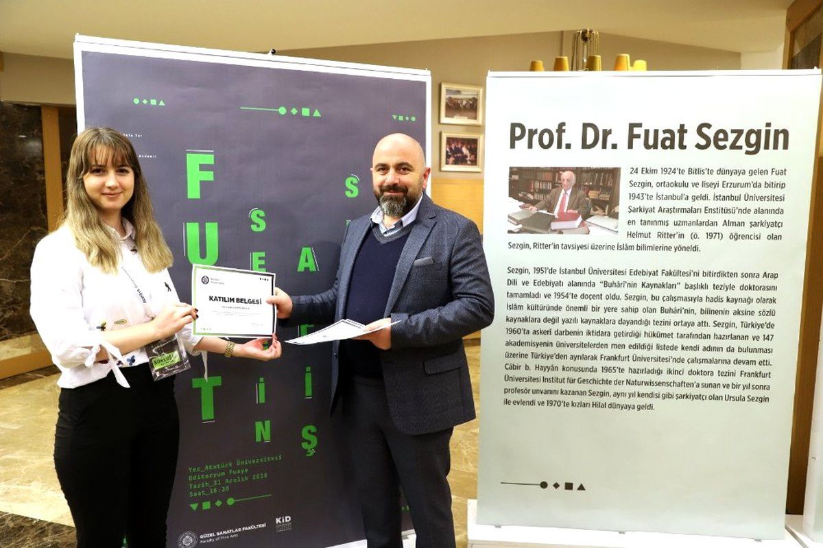 Prof. Dr. Fuat Sezgin sergisi AÜ\'de açıldı