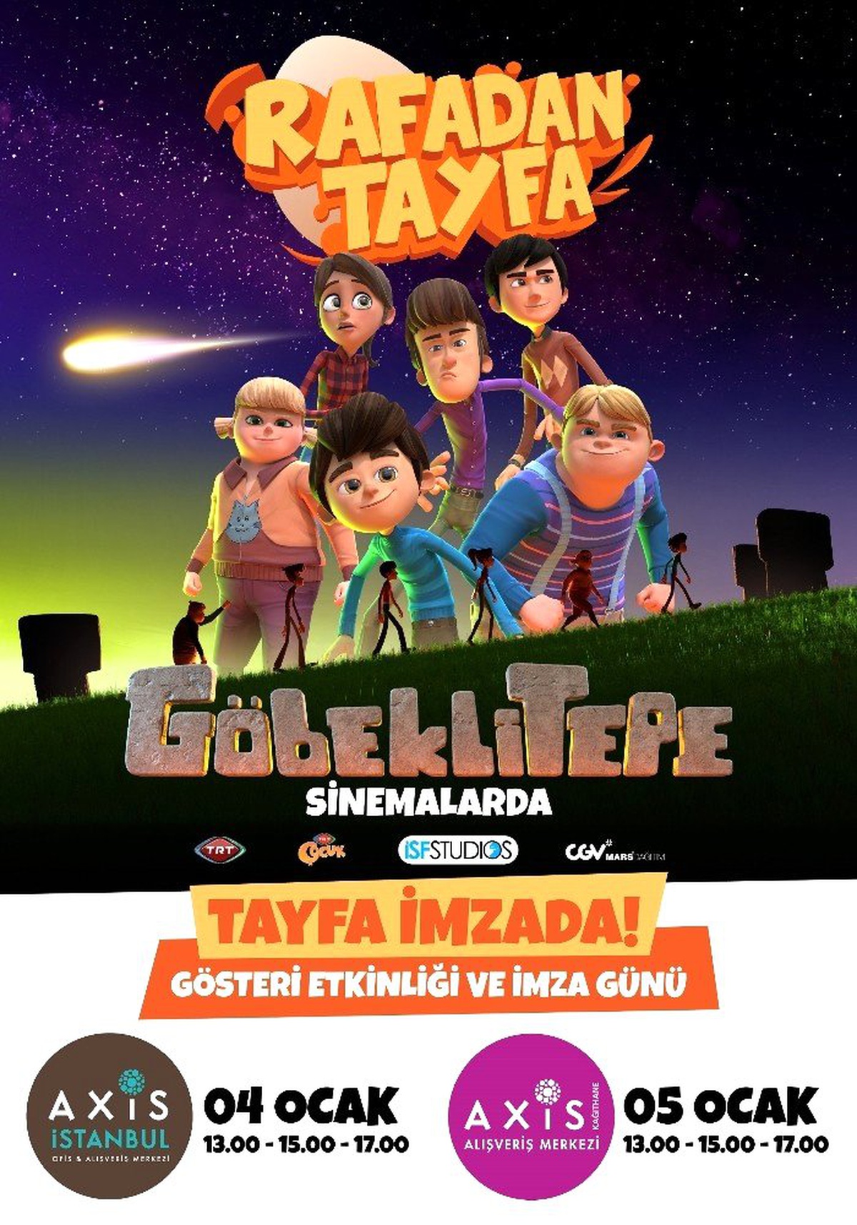 Rafadan Tayfa karakterleri miniklerle buluşuyor