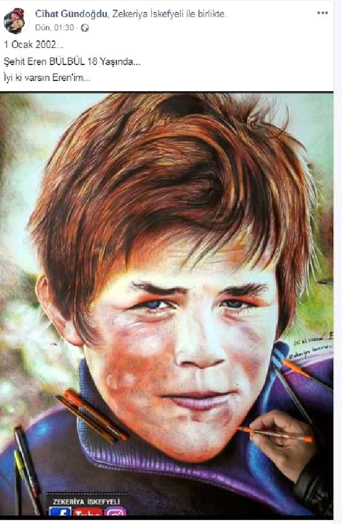 Şehit Eren Bülbül, doğum gününde unutulmadı