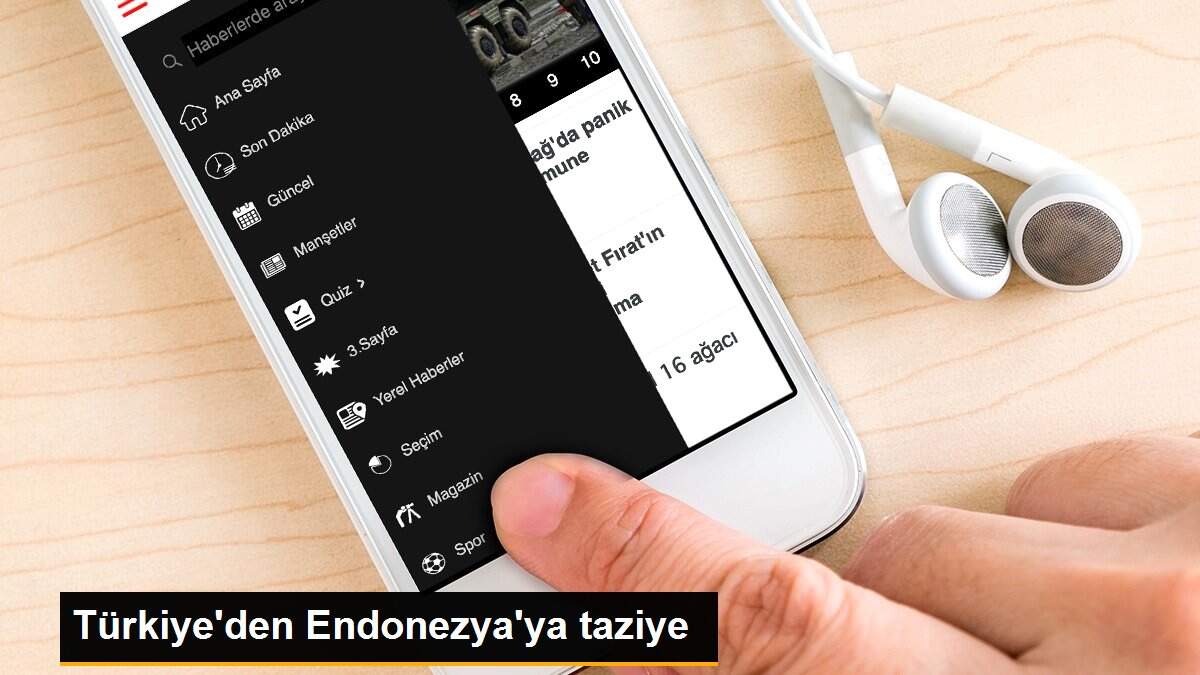 Türkiye\'den Endonezya\'ya taziye